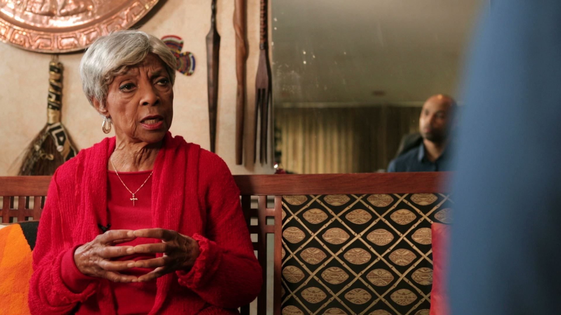 Ruby Dee speaks with her grandson about the importance of love and being faithful in marriage.
