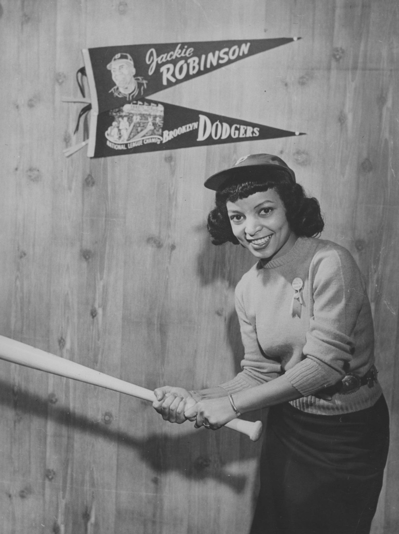 American actress Ruby Dee, who has been signed to play baseball player Jackie Robinson's wife Rae in the biopic 'The Jackie Robinson Story', 10th February 1950.