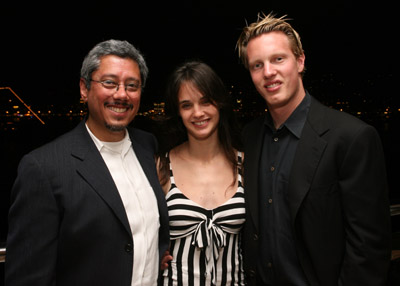 Dean Devlin, Jennifer Decker and David Ellison at event of Flyboys (2006)
