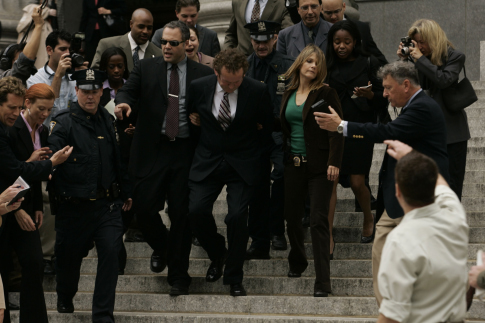 Still of Vincent D'Onofrio, Colm Meaney and Kathryn Erbe in Law & Order: Criminal Intent (2001)