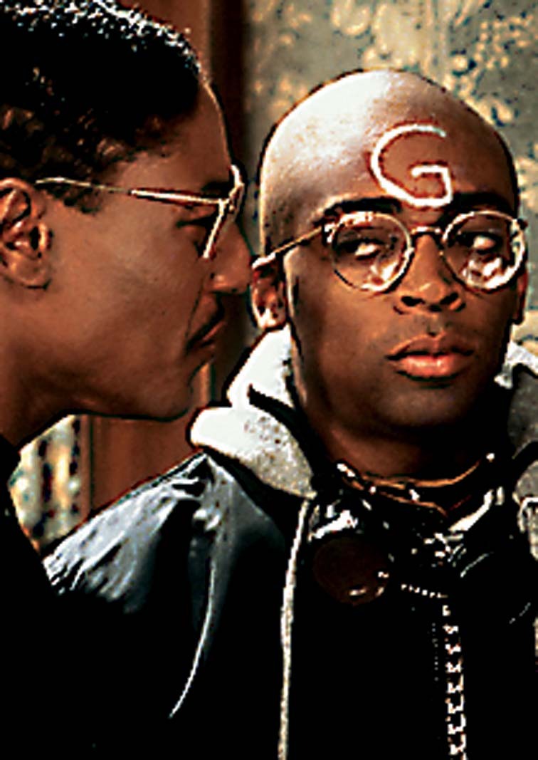 Still of Spike Lee and Giancarlo Esposito in School Daze (1988)