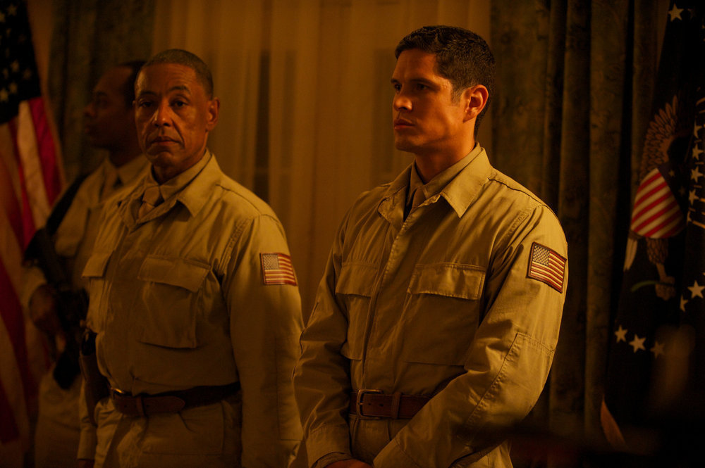 Still of Giancarlo Esposito and JD Pardo in Revolution (2012)