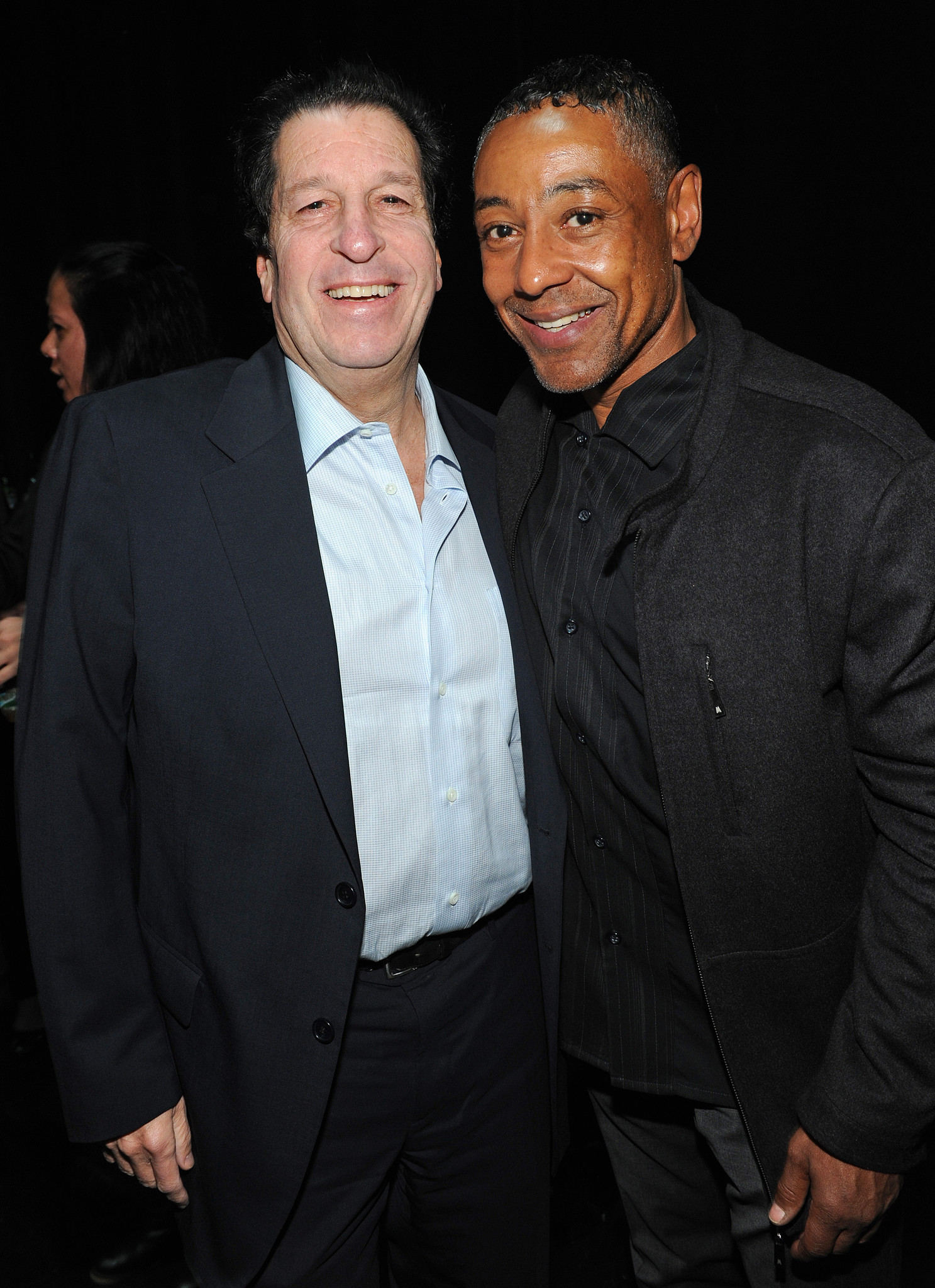 Giancarlo Esposito and Peter Roth at event of Revolution (2012)