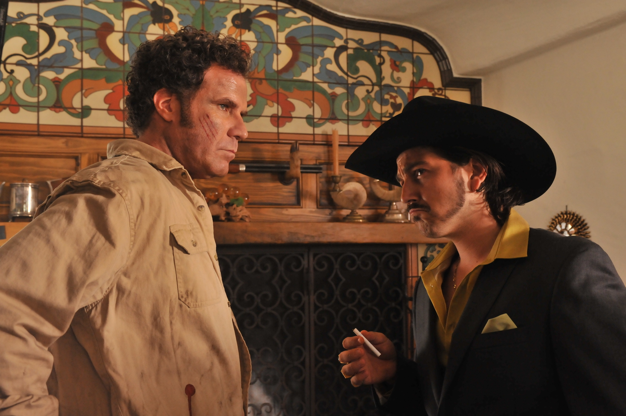 Still of Will Ferrell and Diego Luna in Casa de mi Padre (2012)