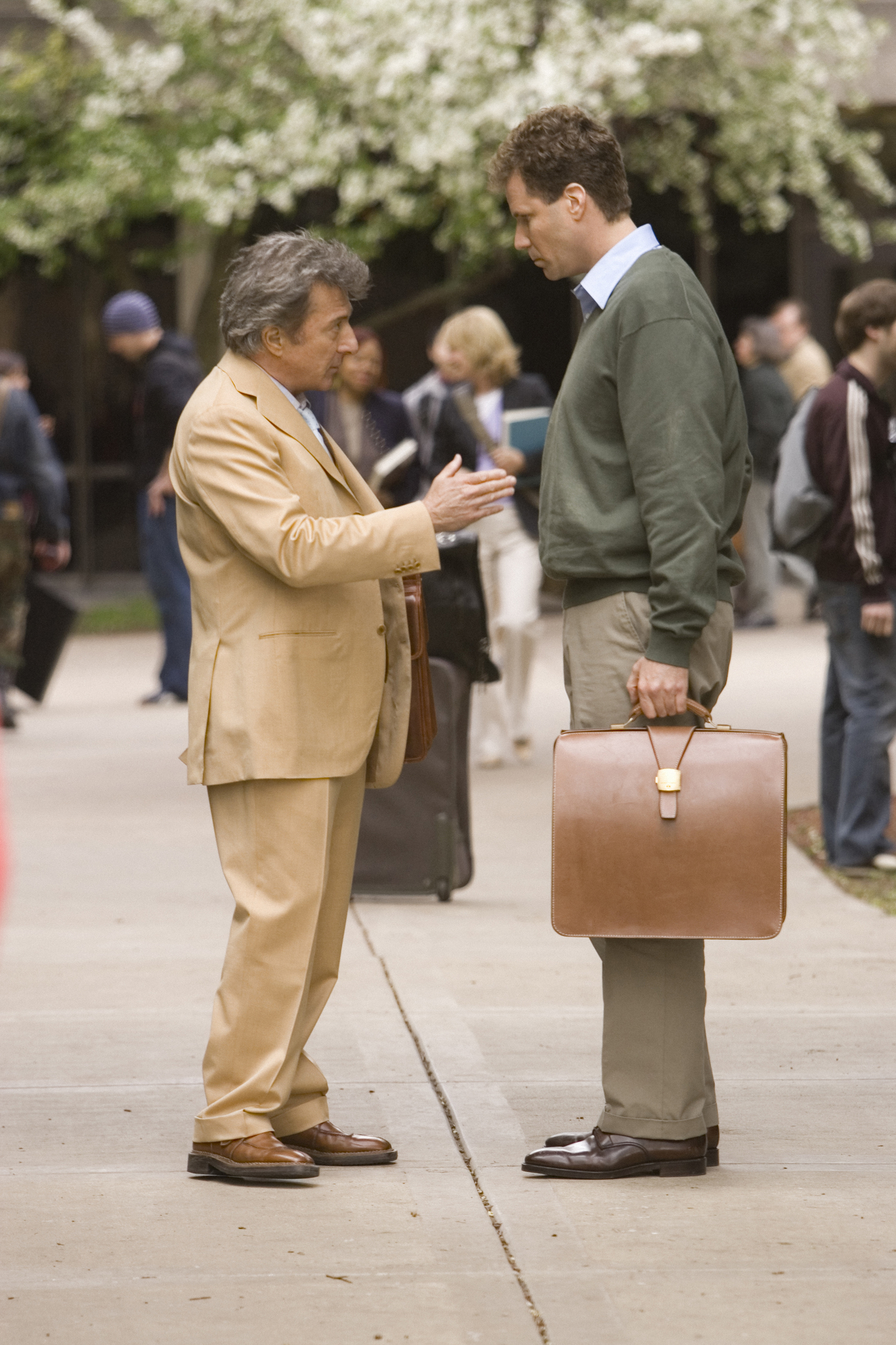 Still of Dustin Hoffman and Will Ferrell in Sukurtas Haroldas (2006)