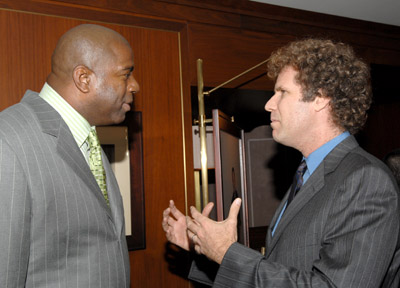 Will Ferrell and Magic Johnson