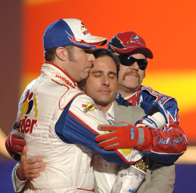 John C. Reilly, Will Ferrell and Steve Carell at event of 2006 MTV Movie Awards (2006)