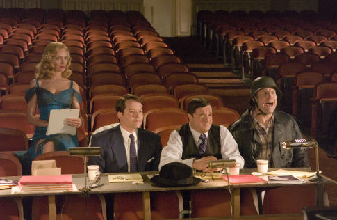 Still of Matthew Broderick, Uma Thurman, Nathan Lane and Will Ferrell in The Producers (2005)