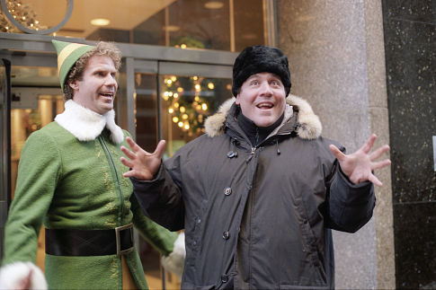 Will Ferrell and Jon Favreau in Elf (2003)