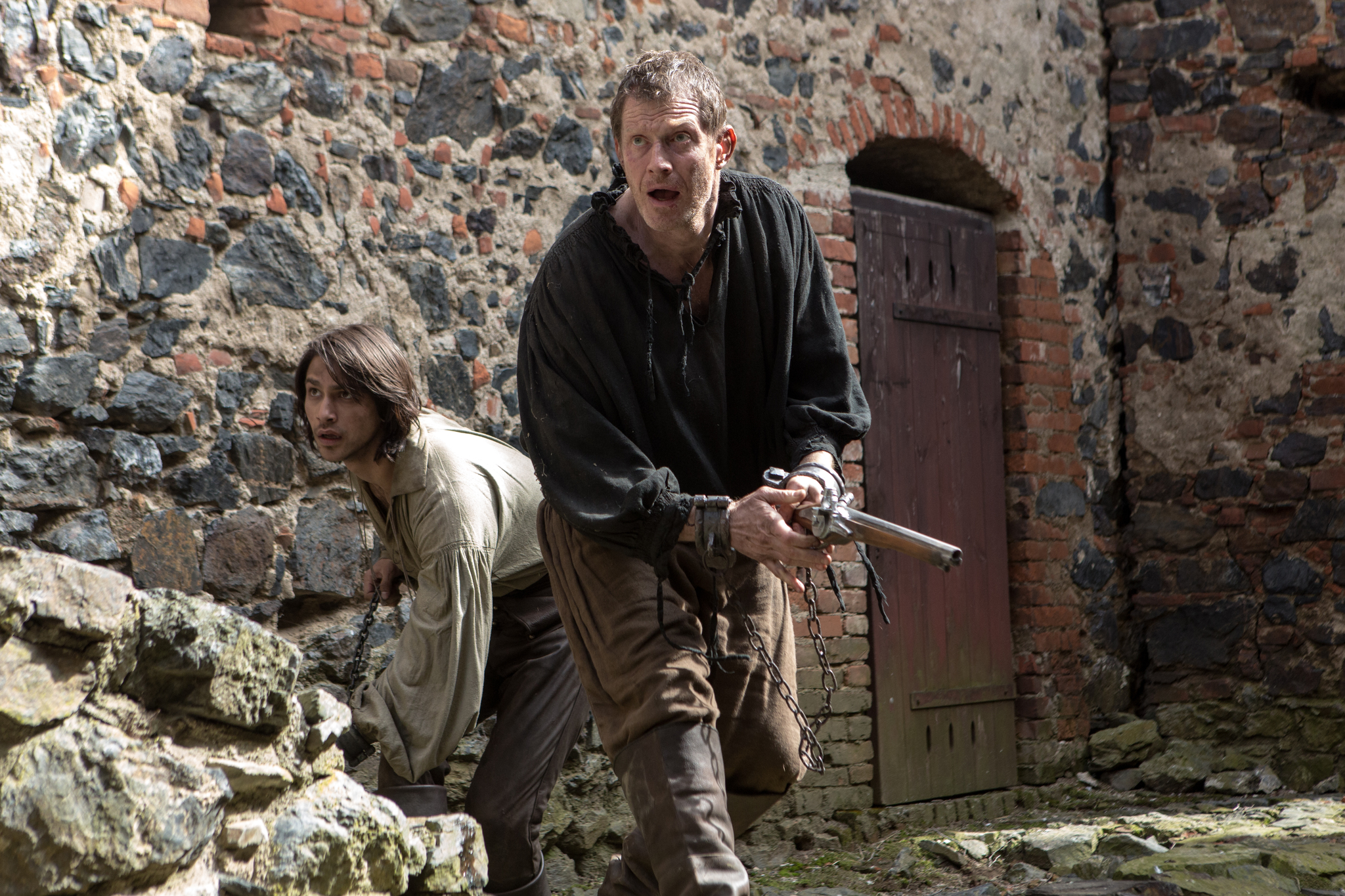 Still of Jason Flemyng and Luke Pasqualino in The Musketeers (2014)