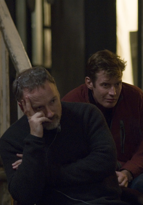 Still of David Fincher and Jason Flemyng in Keista Bendzamino Batono istorija (2008)