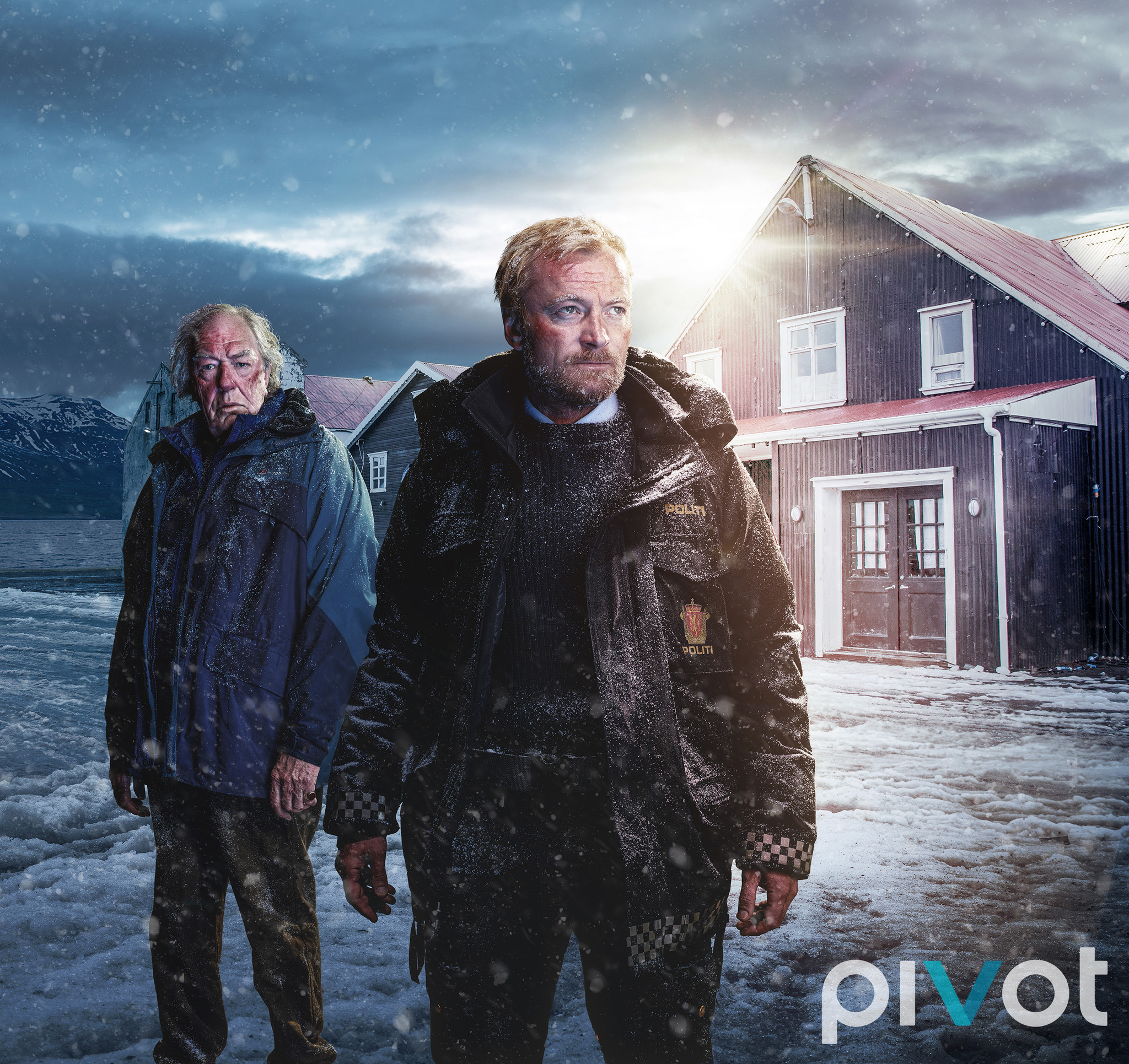 Still of Michael Gambon and Richard Dormer in Fortitude (2015)