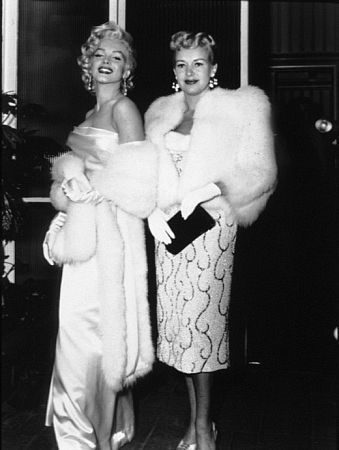 M. Monroe & Betty Grable publicity still for 