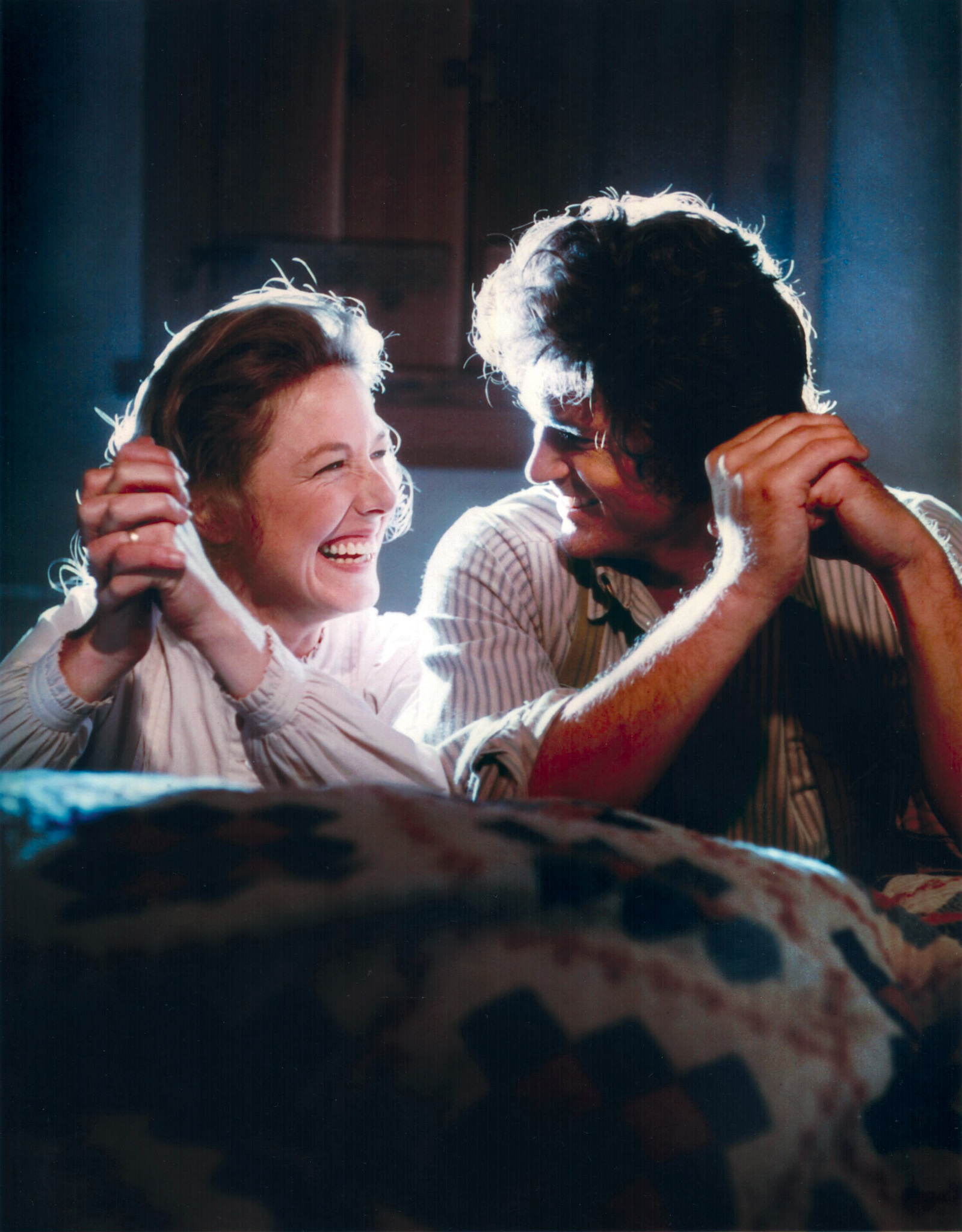 Still of Michael Landon and Karen Grassle in Little House on the Prairie (1974)