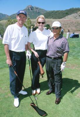 Joe Pesci, Wayne Gretzky and Janet Jones