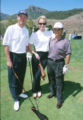 Joe Pesci, Wayne Gretzky and Janet Jones
