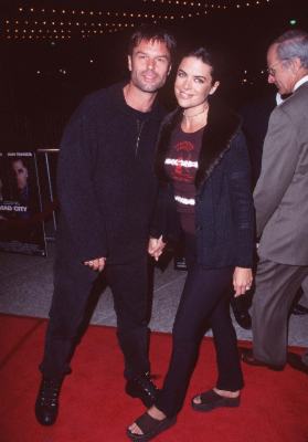 Harry Hamlin and Lisa Rinna at event of Mad City (1997)