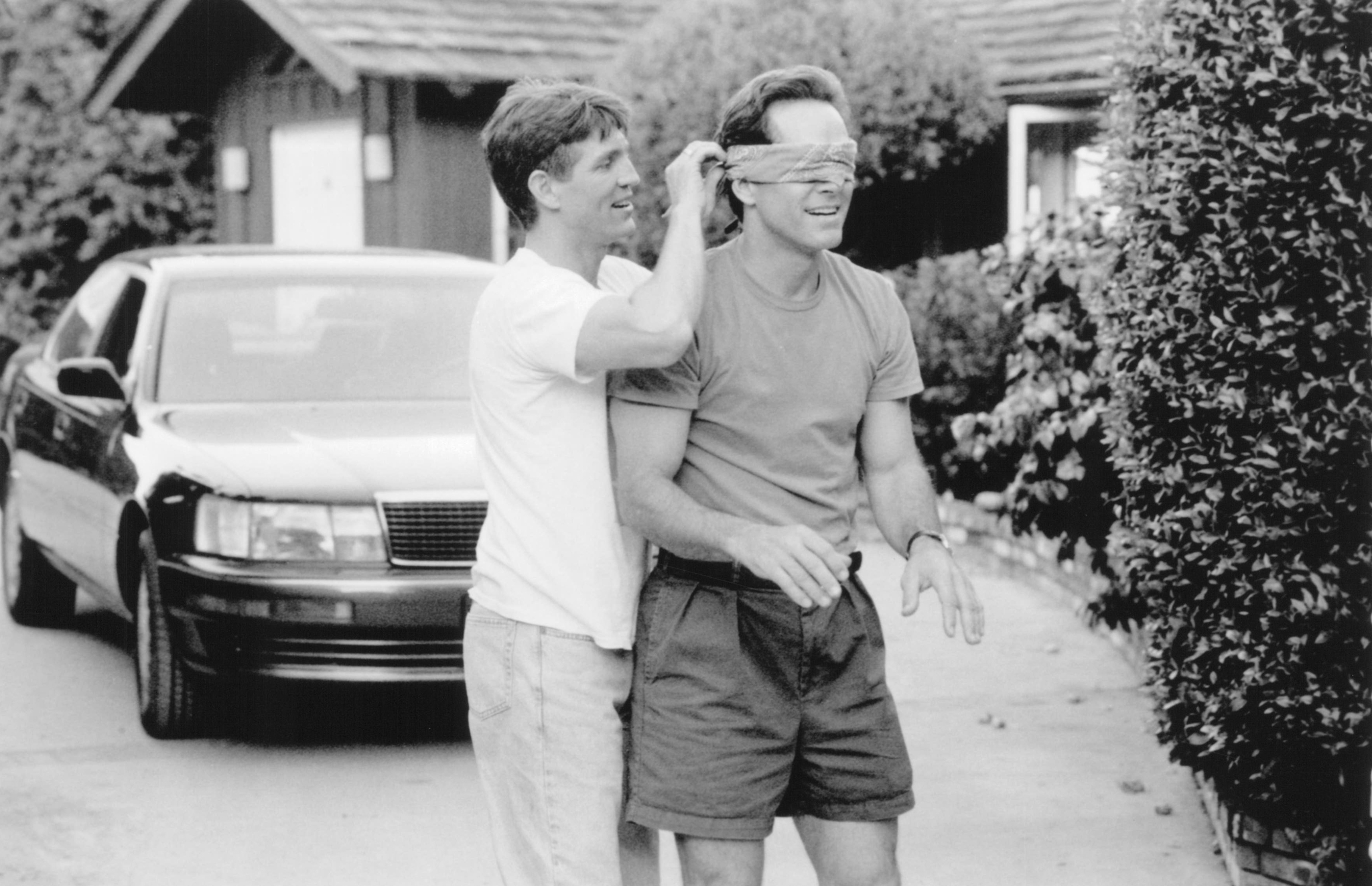 Still of Eric Roberts and Gregory Harrison in It's My Party (1996)