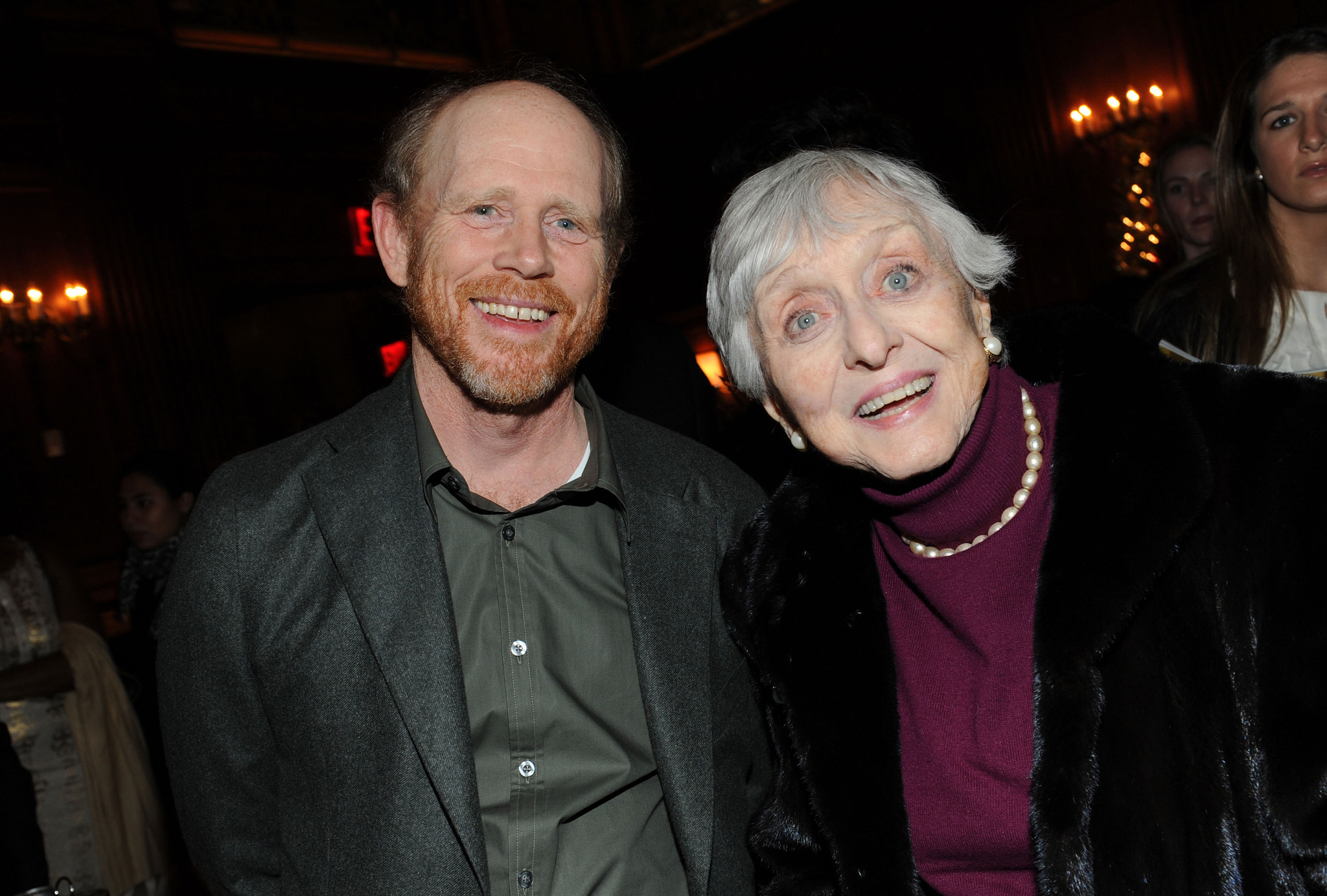Ron Howard and Celeste Holm
