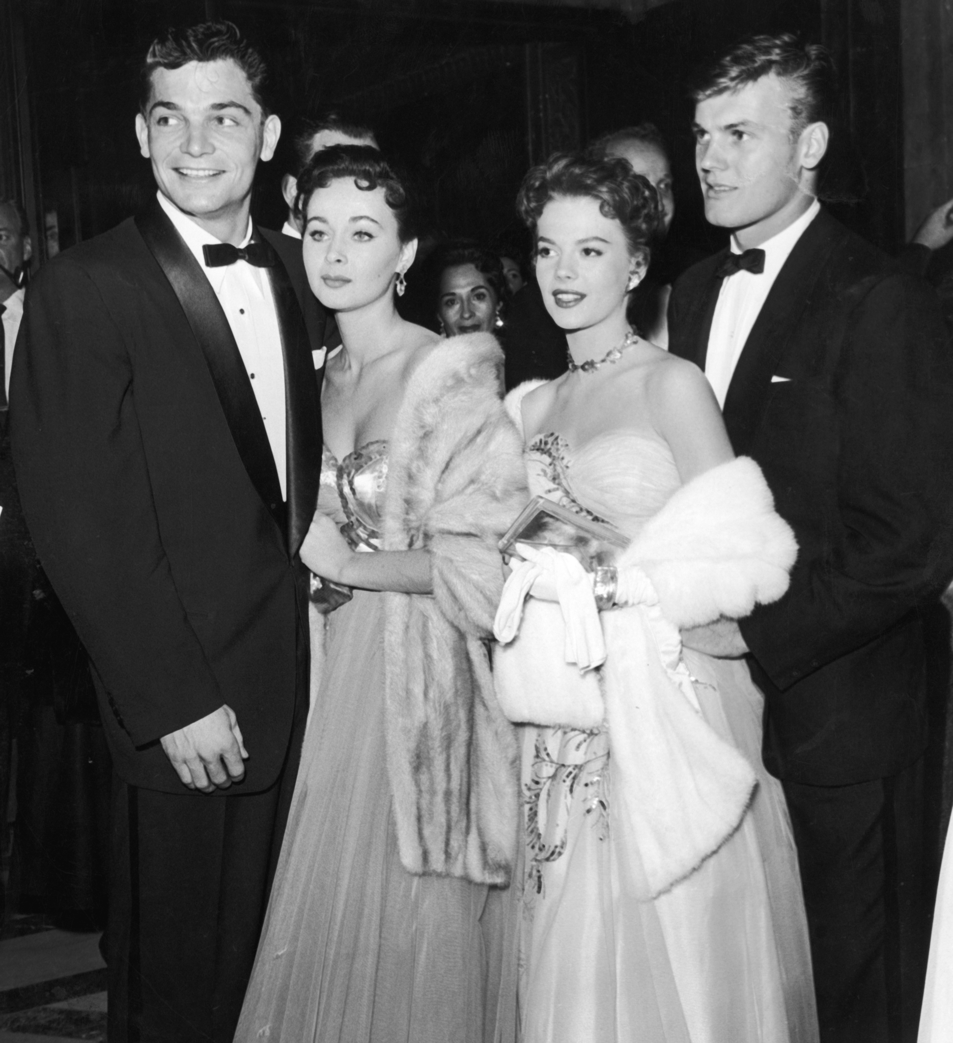 Natalie Wood, Tab Hunter, Marla English and Larry Pennell