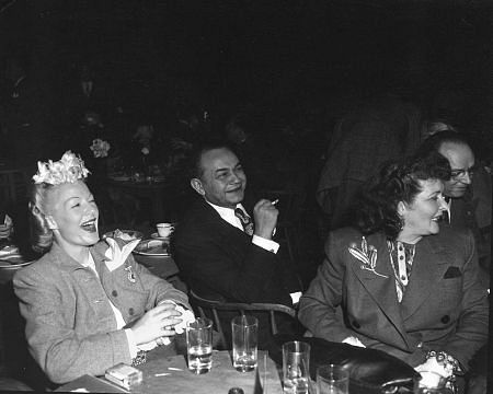 Betty Hutton with Edward G. Robinson, c. 1942.