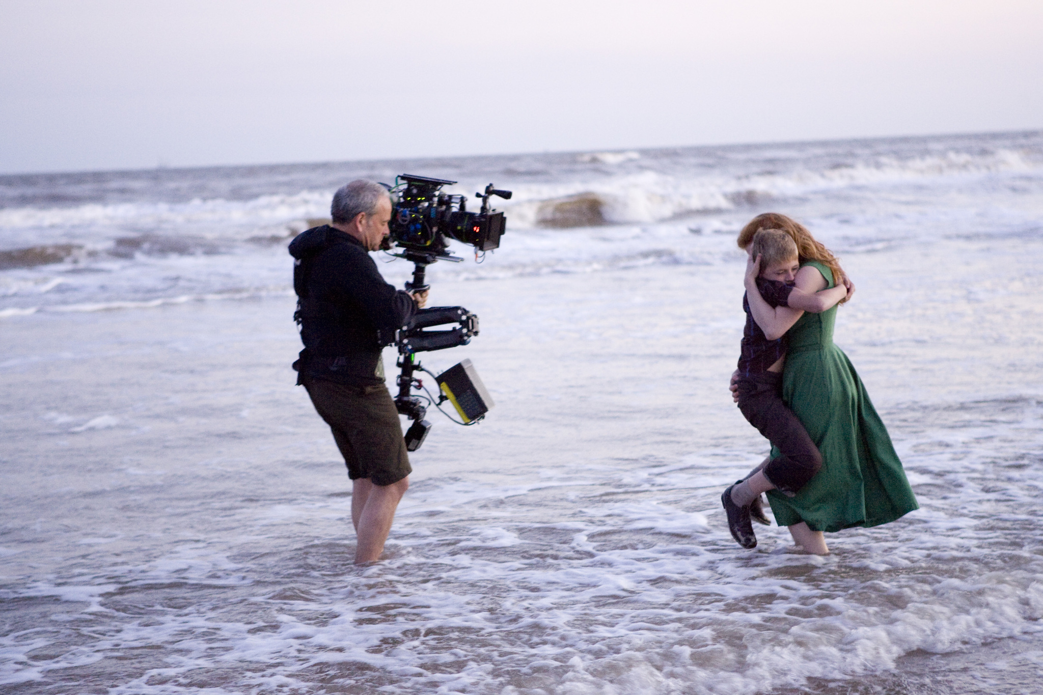 Still of Jörg Widmer and Jessica Chastain in The Tree of Life (2011)