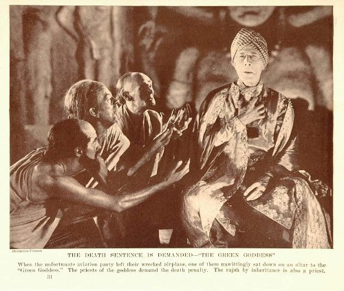 George Arliss in The Green Goddess (1923)