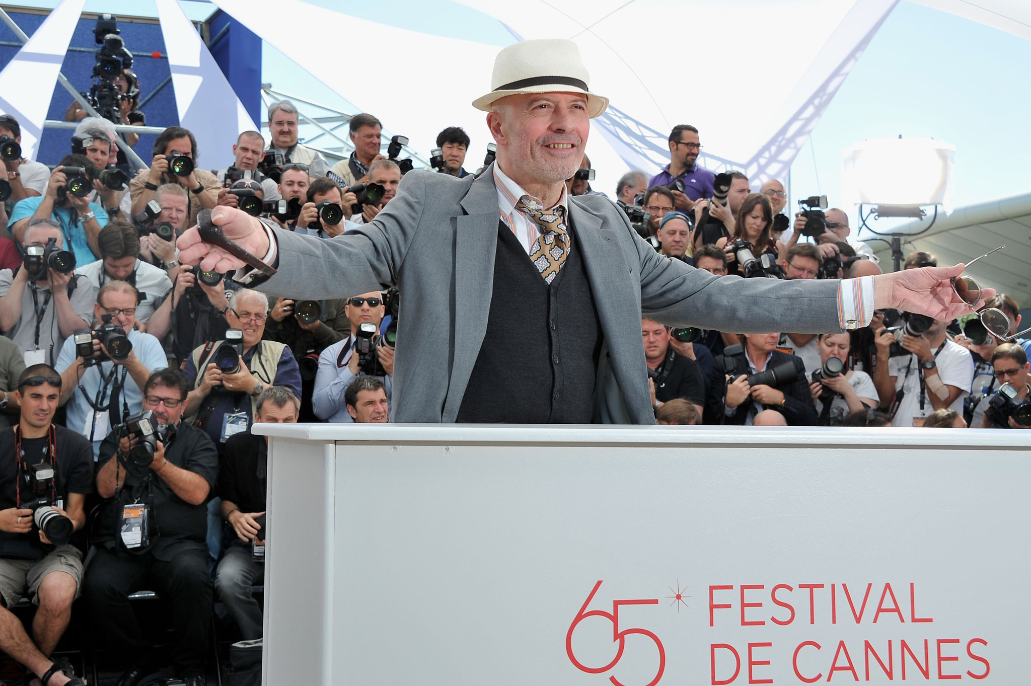 Jacques Audiard at event of De rouille et d'os (2012)