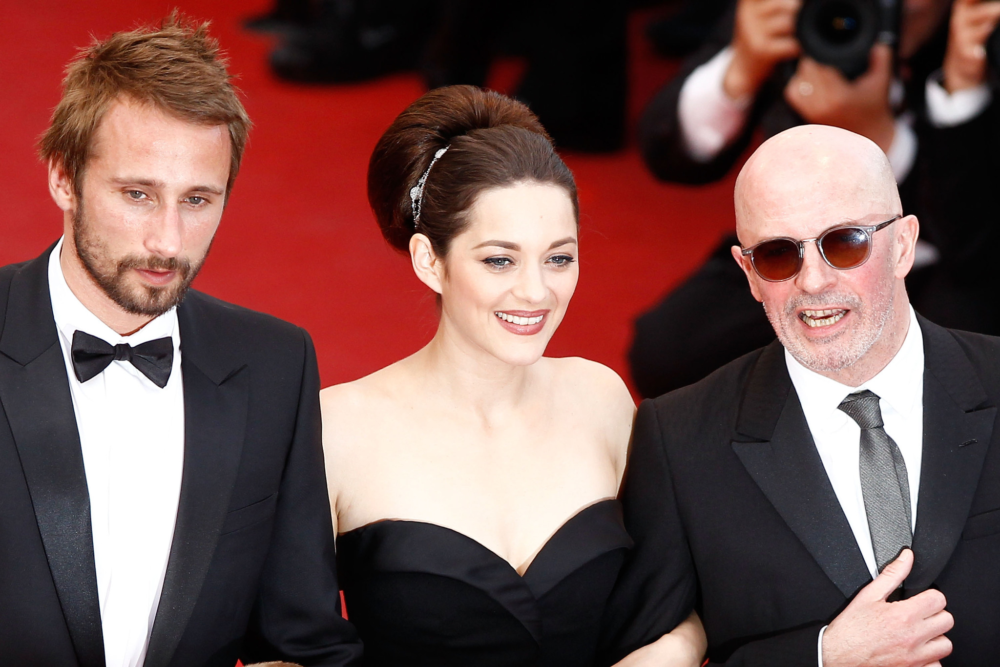 Jacques Audiard, Marion Cotillard and Matthias Schoenaerts at event of De rouille et d'os (2012)