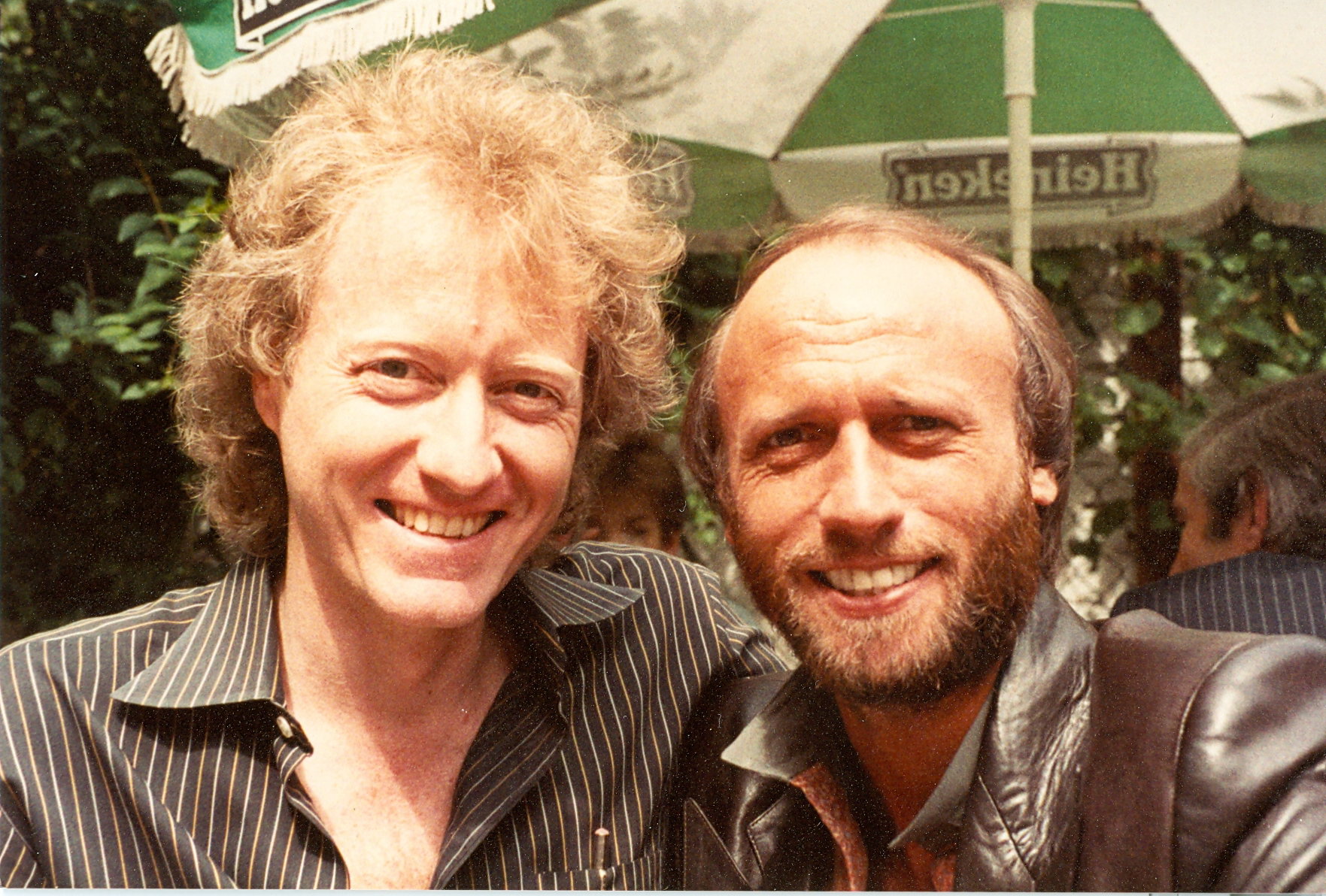 With the Bee Gees's Maurice Gibb