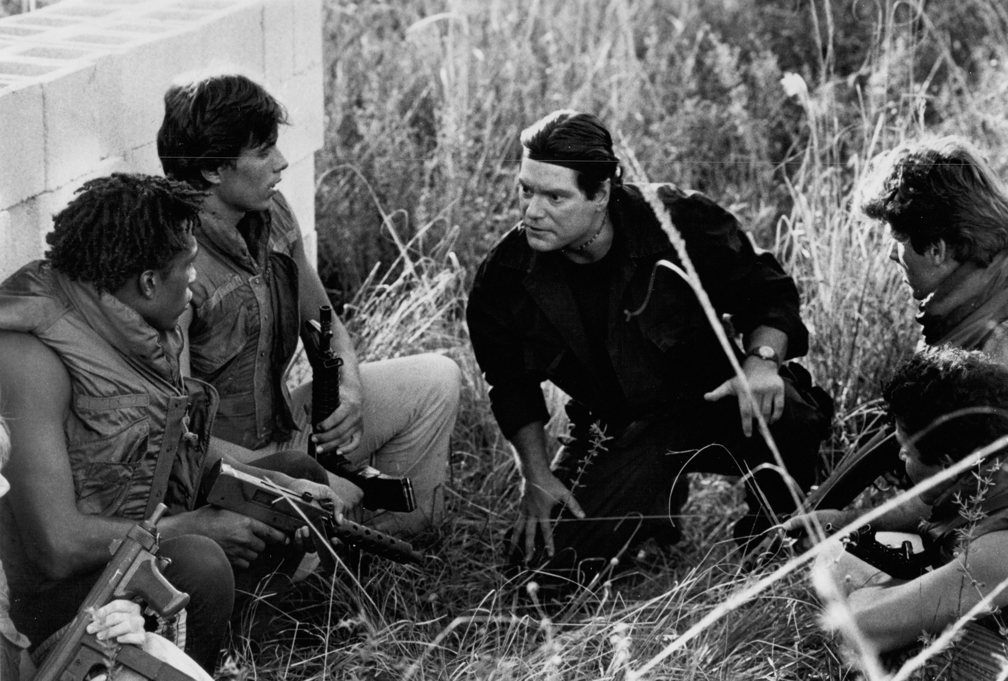 Still of Stephen Lang and Leon in Band of the Hand (1986)