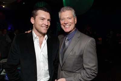 Stephen Lang and Sam Worthington at event of Isikunijimas (2009)