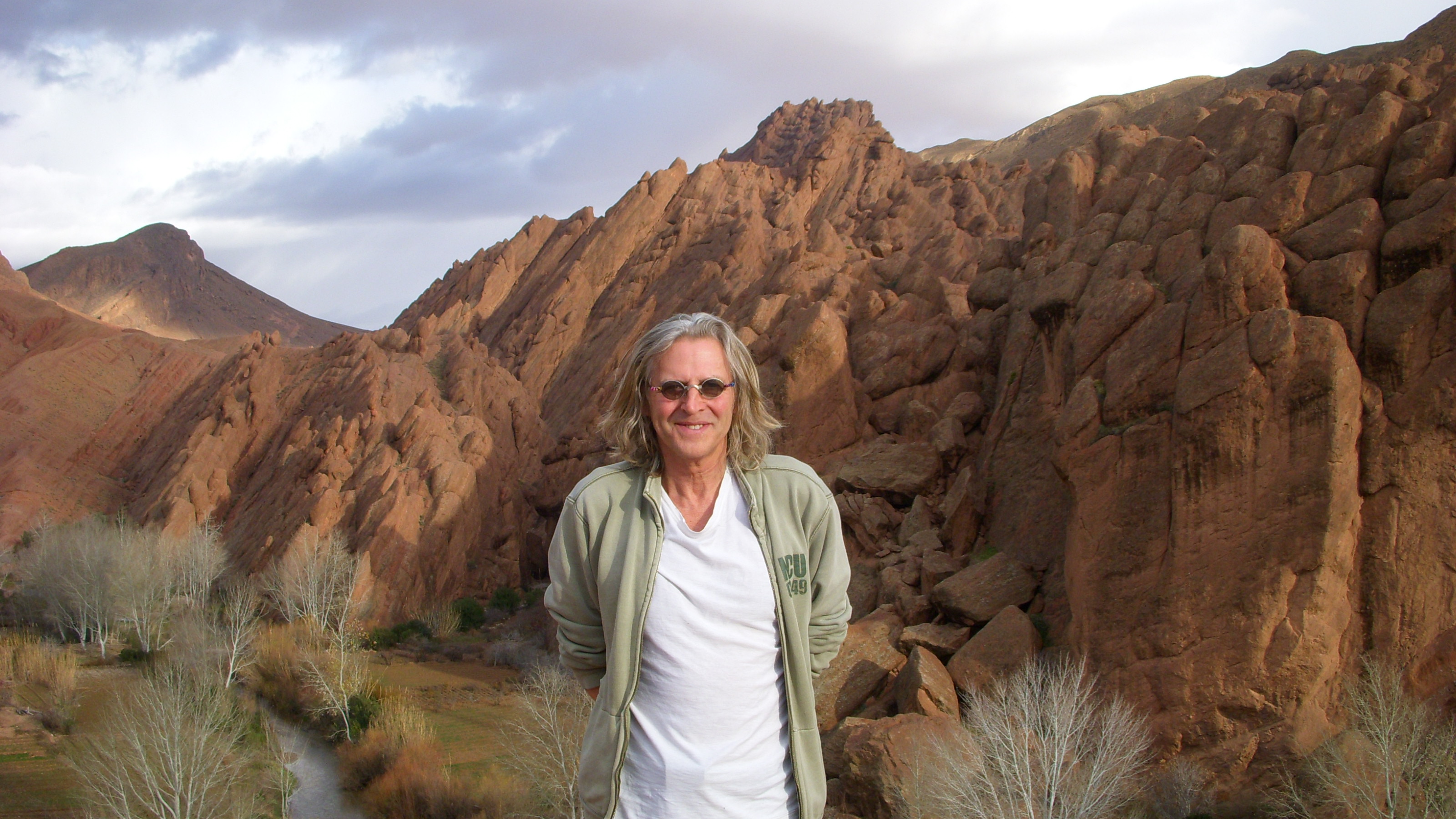 Roger Christian on location in Morocco