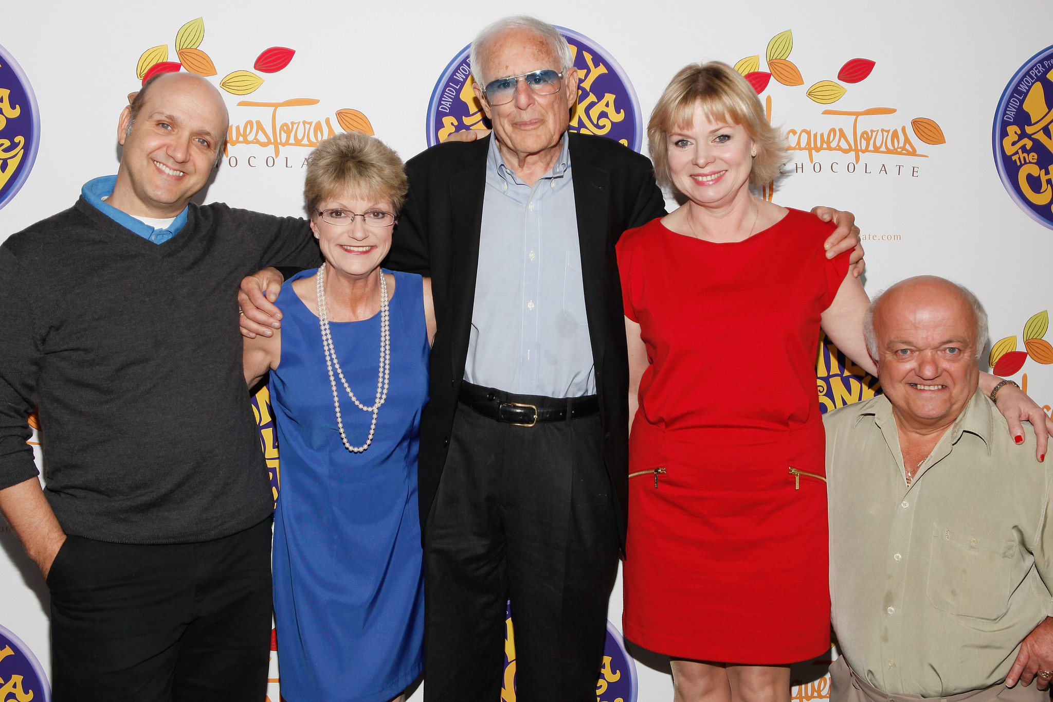 Paris Themmen, Julie Dawn Cole, Rusty Goffe, Denise Nickerson and Mel Stuart at event of Willy Wonka & the Chocolate Factory (1971)