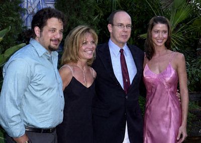 Shannon Elizabeth, Prince Albert of Monaco and Joseph D. Reitman