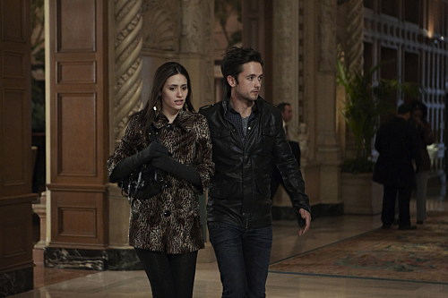 Still of Emmy Rossum and Justin Chatwin in Shameless (2011)