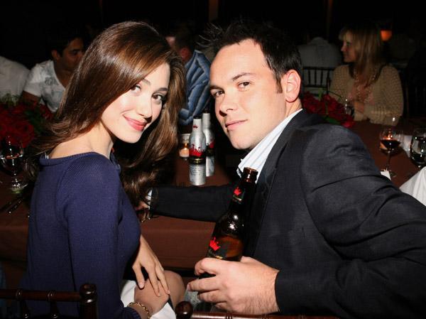 Emmy Rossum and Dana Brunetti