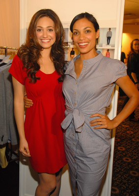 Emmy Rossum and Rosario Dawson