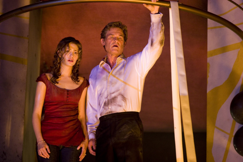 Still of Kurt Russell and Emmy Rossum in Poseidon (2006)