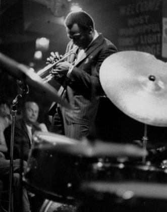 Miles Davis performing at Shelly Manne's nightclub in Los Angeles circa 1960