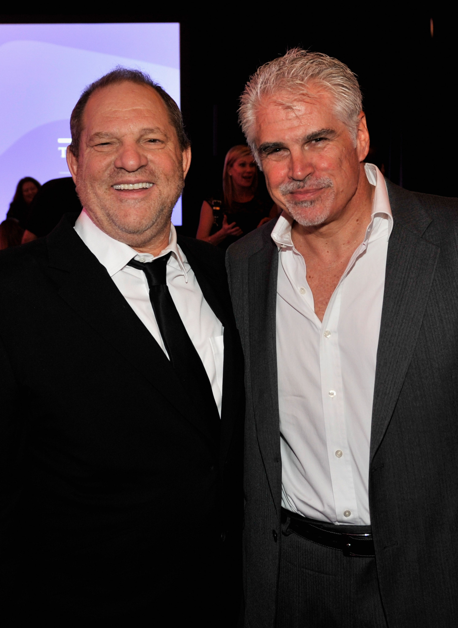 Gary Ross and Harvey Weinstein