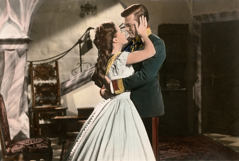 Still of Romy Schneider and Ernst Marischka in Sissi - Die junge Kaiserin (1956)