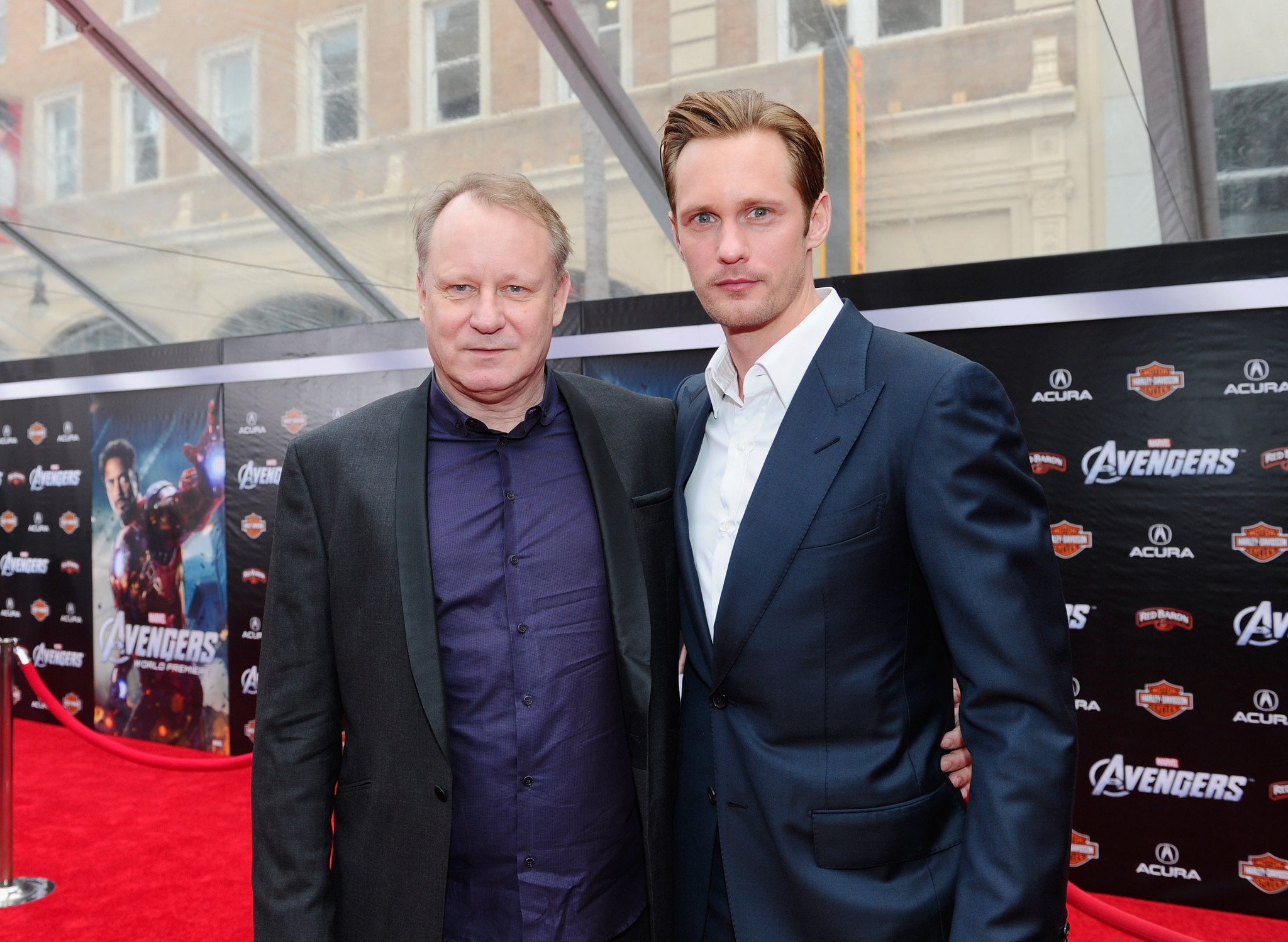 Stellan Skarsgård and Alexander Skarsgård at event of Kersytojai (2012)