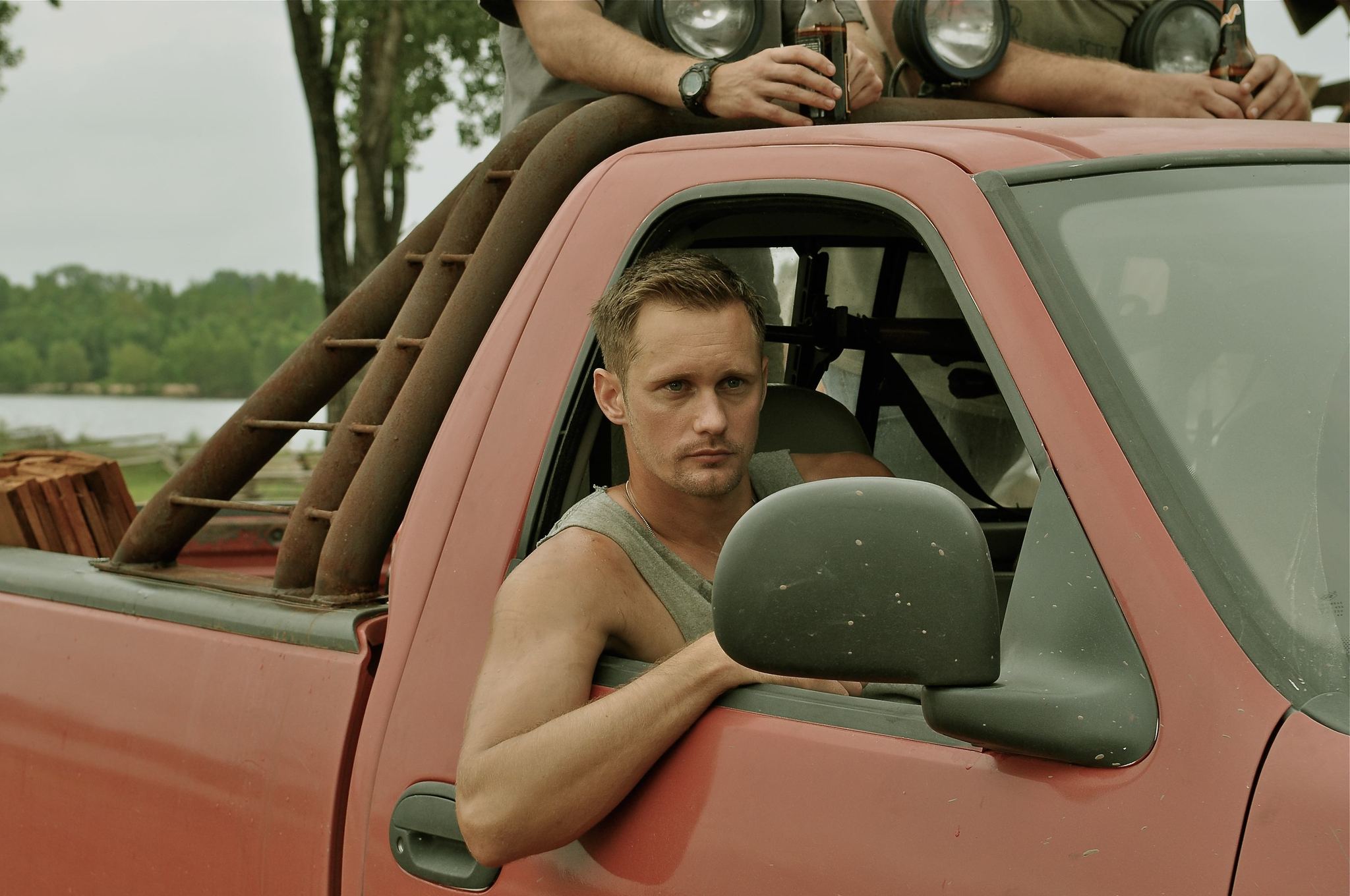 Still of Alexander Skarsgård in Straw Dogs (2011)