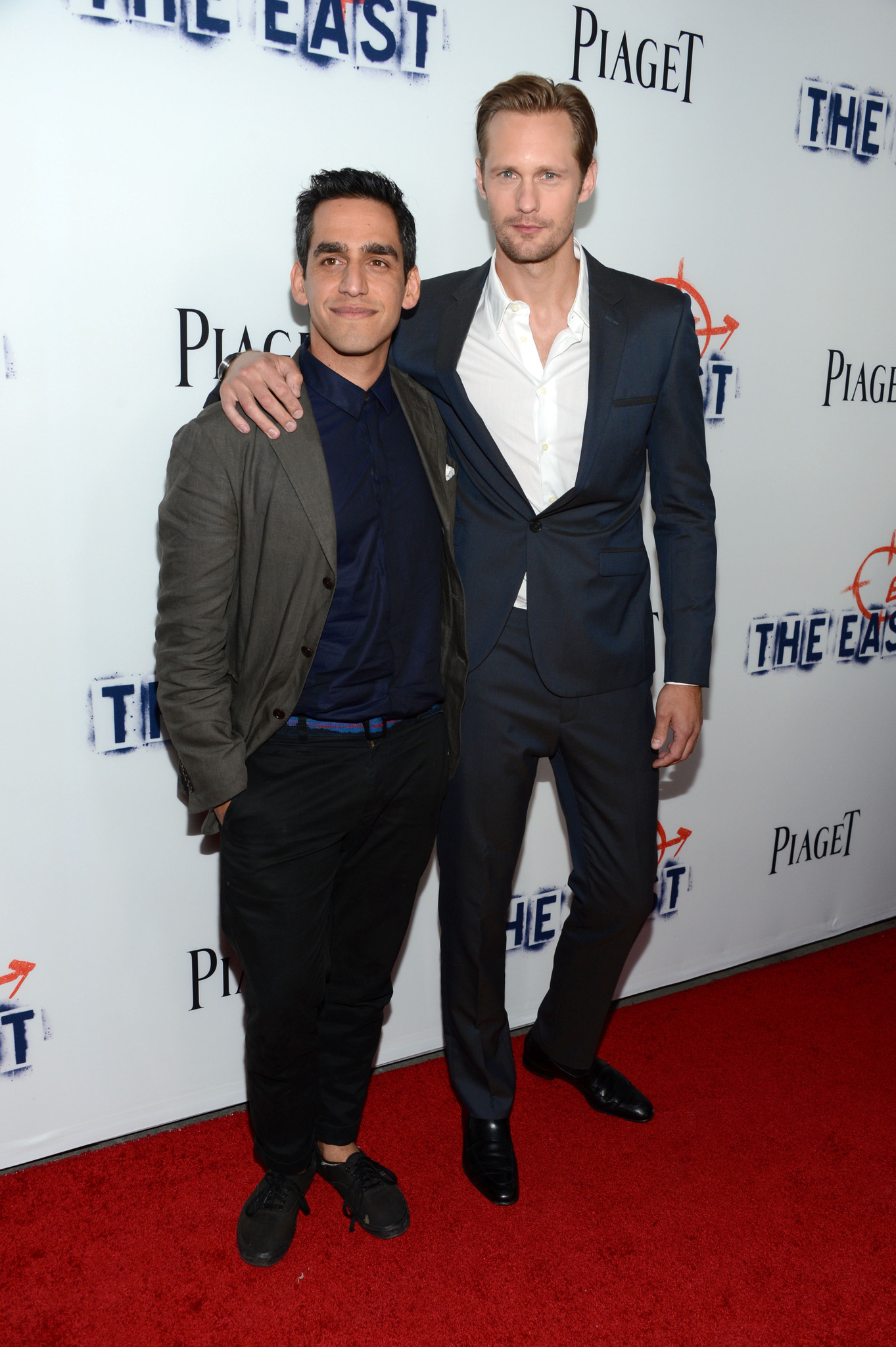 Alexander Skarsgård and Zal Batmanglij at event of The East (2013)