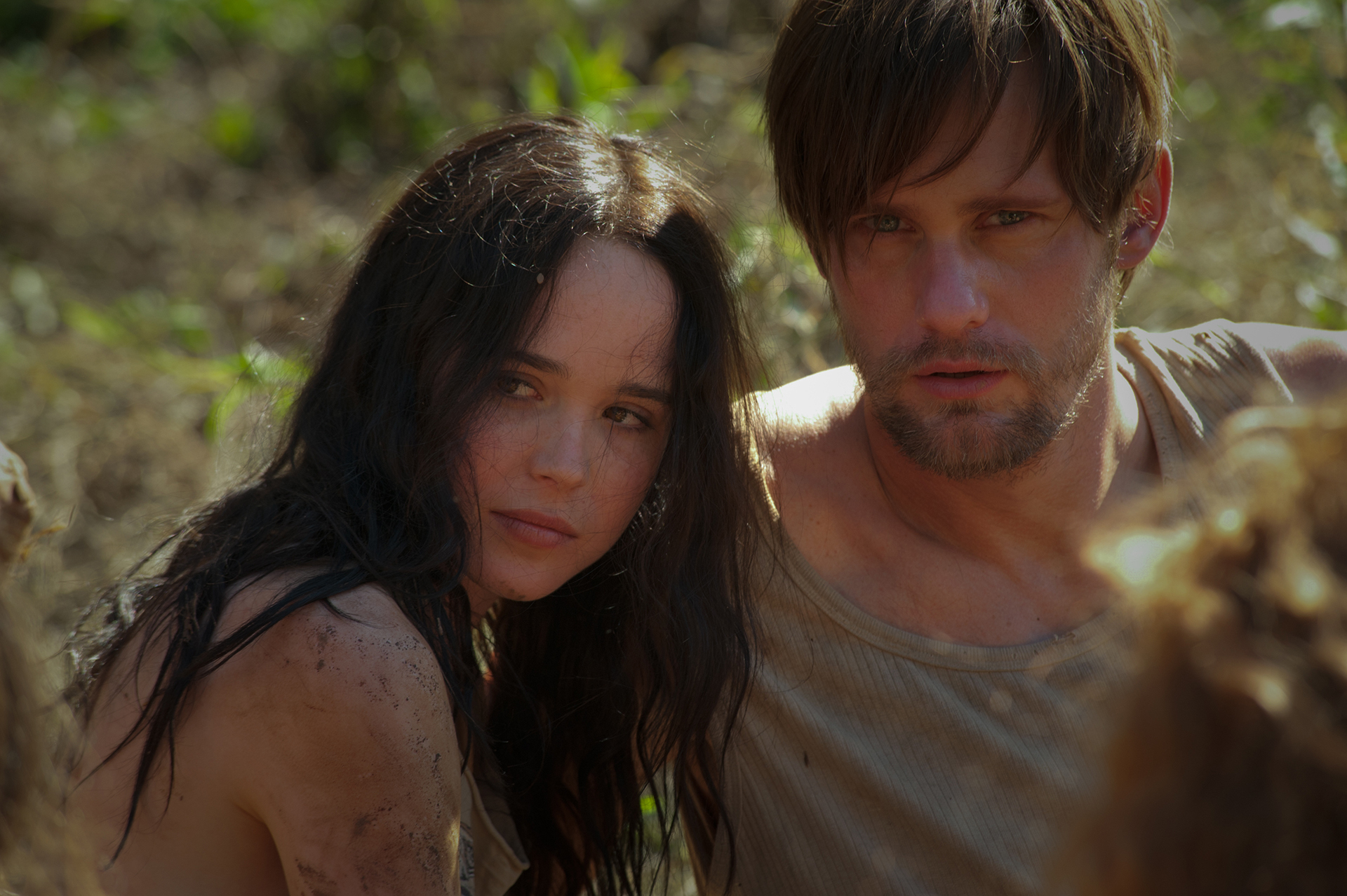 Still of Alexander Skarsgård and Ellen Page in The East (2013)