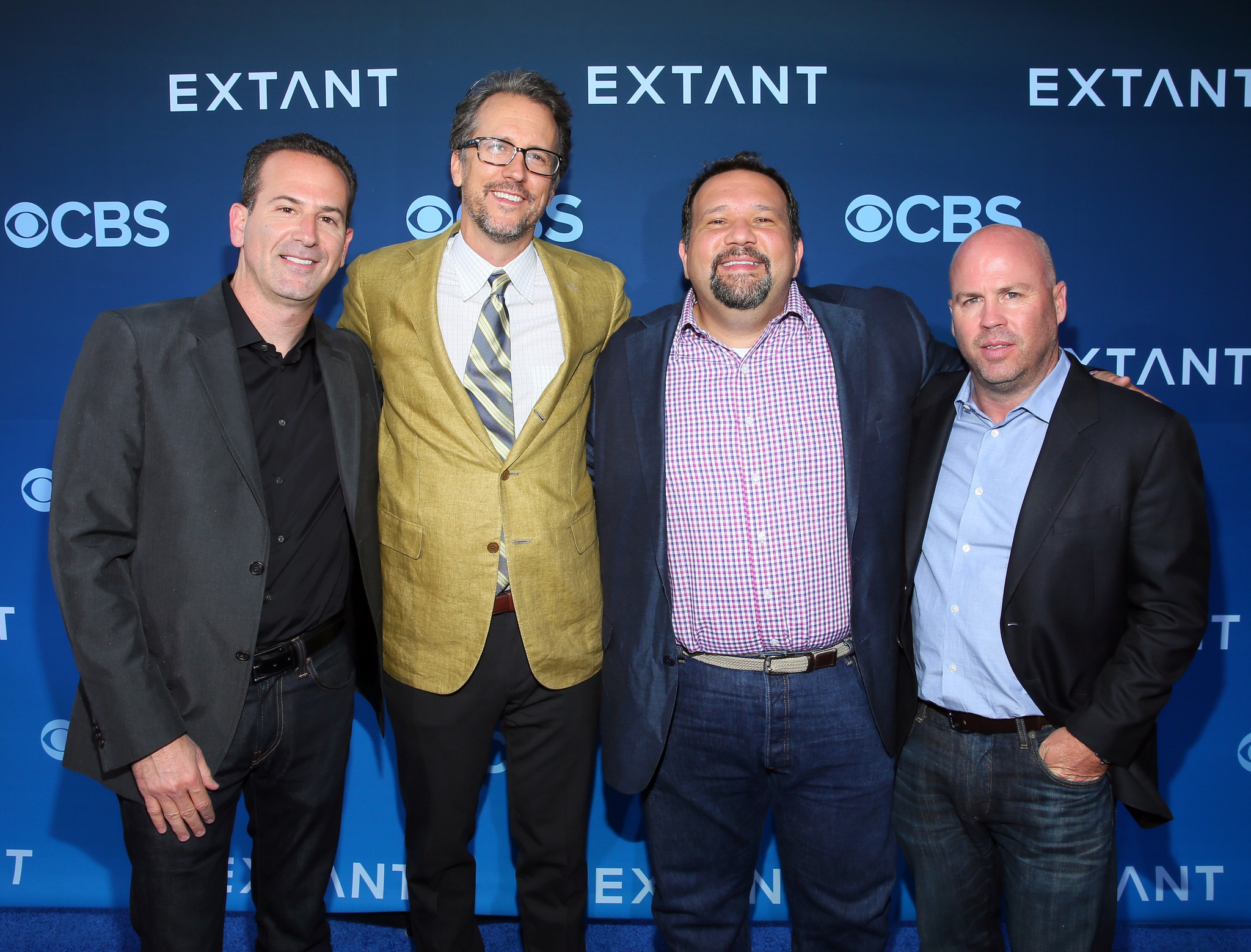 Greg Walker, Justin Falvey, Mickey Fisher and Darryl Frank at event of Extant (2014)