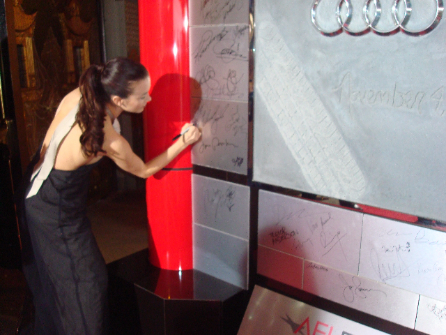 Hollywood, California - November 12, 2010: Actress Kristina Anapau arrives to the Black Swan Premiere