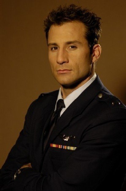 Michael Boisvert as Lt. Mark Lewis in the science fiction thriller 