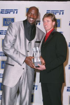 Wayne Gretzky and Michael Jordan